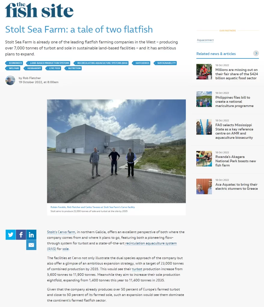 Stolt Sea Farm: a tale of two flatfish