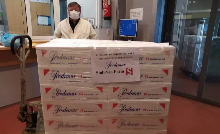 Stolt Sea Farm donates 1,000kg of turbot to hospitals in Galicia